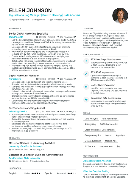 Resume Template 10
